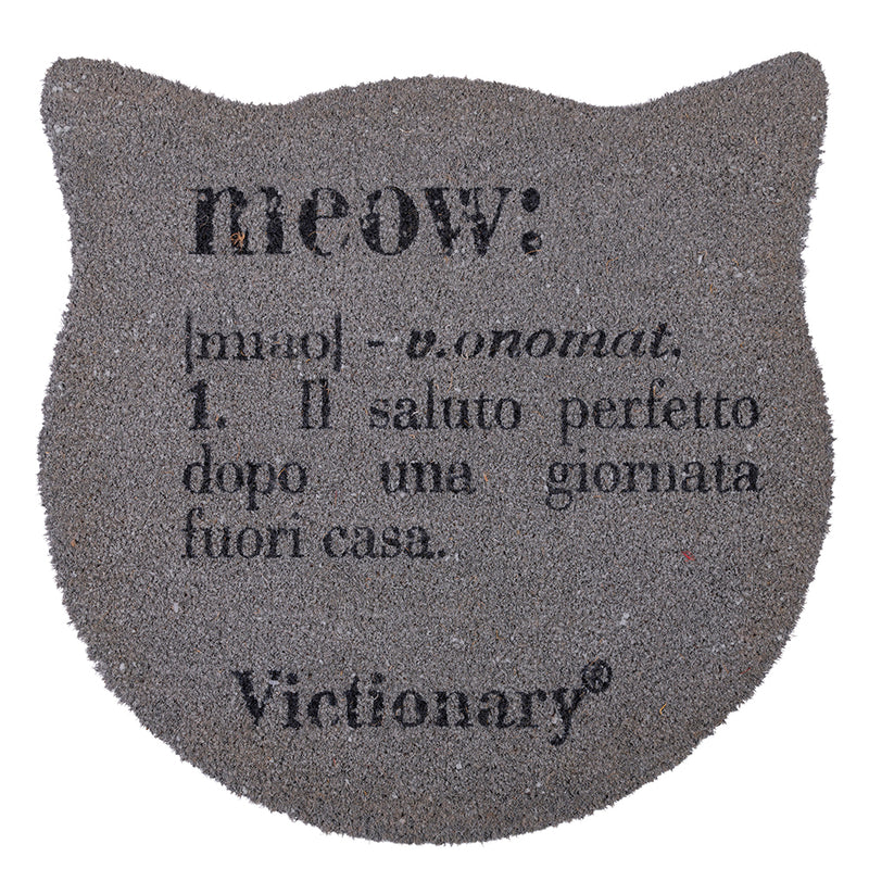 Zerbino "meow" 70x1,5x40 cm in Cocco e PVC Villa D’este Home Tivoli -1