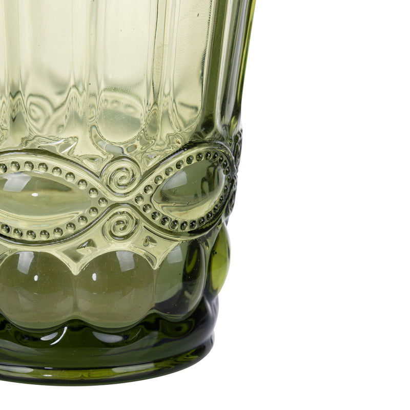 Set 6 Bicchieri Acqua Nobilis in Vetro Verde scuro-4