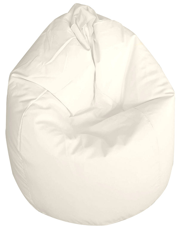 Sessel Sacco Hocker aus Polyester 70x110 cm Ariel Weiß sconto