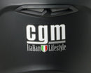 Casco Integrale per Moto Cross con Frontino CGM Ground 601A Nero Opaco -4