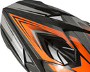 Casco Integrale per Moto Cross con Frontino CGM Track 601G Arancione -4