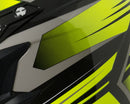 Casco Integrale per Moto Cross con Frontino CGM Track 601G Giallo Fluo -3