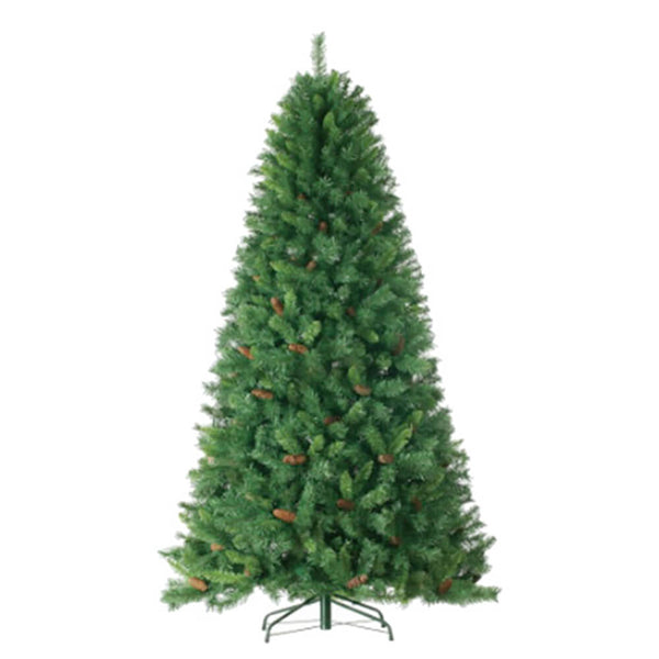 sconto Künstlicher Weihnachtsbaum mit Tannenzapfen Metallsockel Adami Monte Sillara Grün Verschiedene Größen
