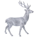 Cervo in Resina grigio cm 30x12xh39-2