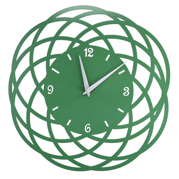 Orologio da Parete Ø40xh2 cm in Metallo Verde sconto
