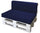 Kissen für Paletten 120 x 80 cm Sitz und Rücken aus blauem Polyester von Avalli