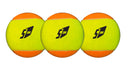 Set 3 Palline per  Beach Tennis Bicolore Giallo/Arancio-1