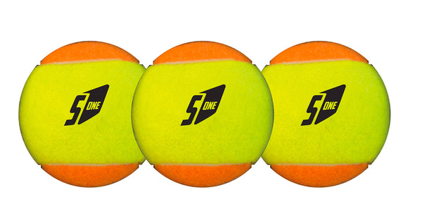 Set 3 Palline per  Beach Tennis Bicolore Giallo/Arancio online