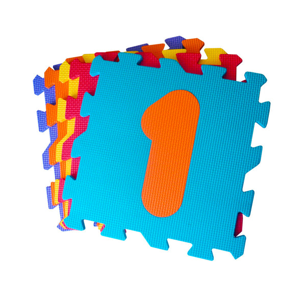 Tappeto Puzzle 5pz per Bambini Componibile Numeri Multicolore sconto