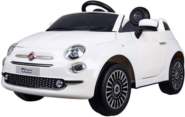 Elektroauto für Kinder 12V Fiat 500 Weiß sconto