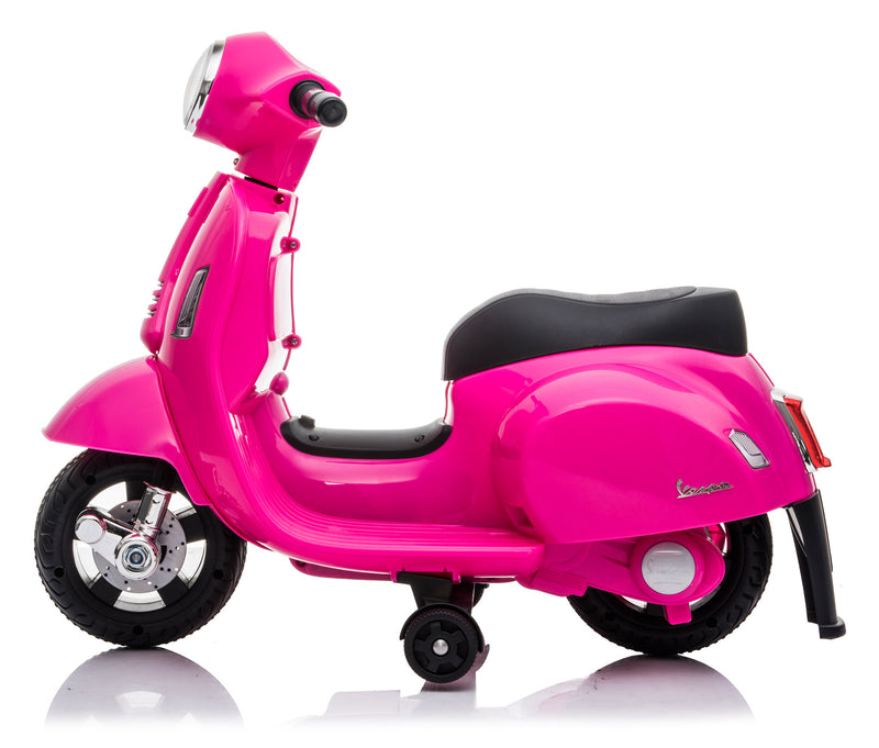 Piaggio Mini Vespa GTS Elettrica 6V per Bambini Rosa-4