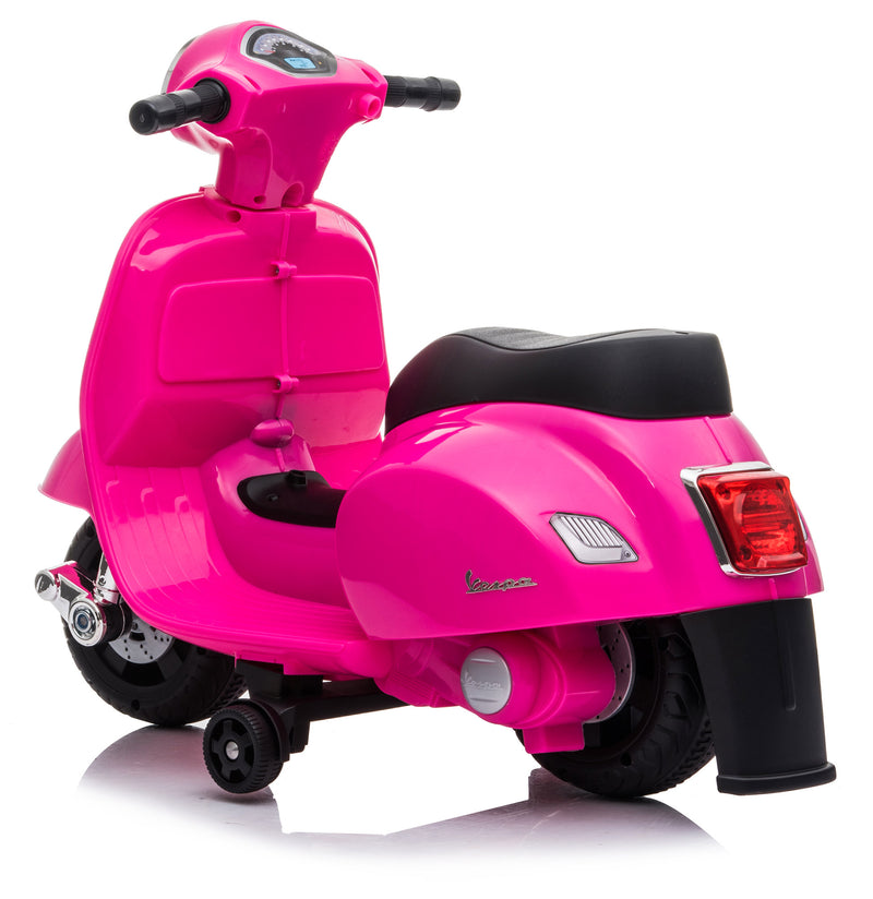 Piaggio Mini Vespa GTS Elettrica 6V per Bambini Rosa-6