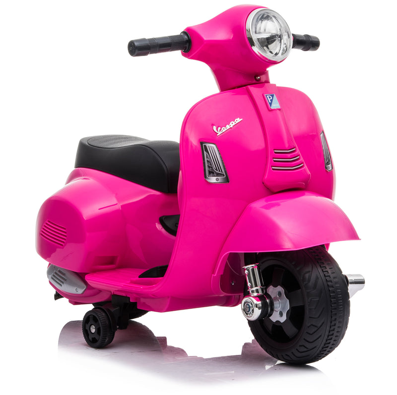 Piaggio Mini Vespa GTS Elettrica 6V per Bambini Rosa-8