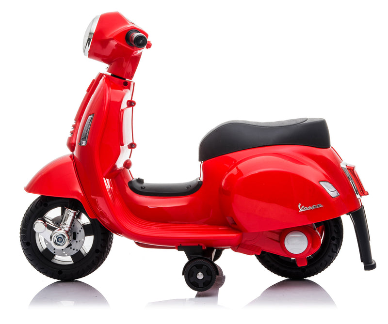 Piaggio Mini Vespa GTS Elettrica 6V per Bambini Rossa-4