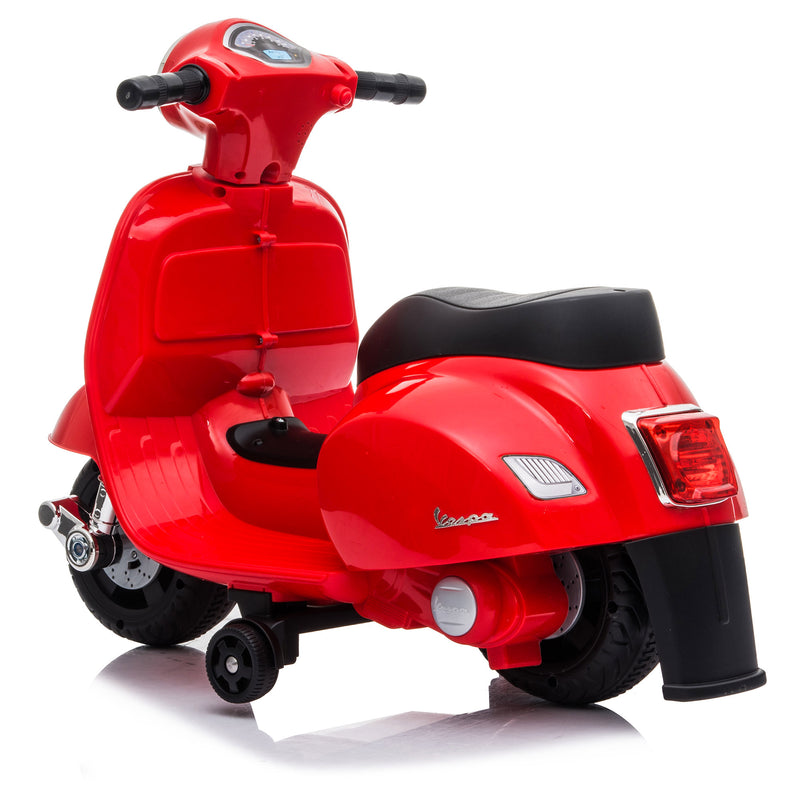 Piaggio Mini Vespa GTS Elettrica 6V per Bambini Rossa-6