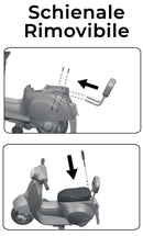 Piaggio Mini Vespa GTS Elettrica 6V per Bambini Rossa-9