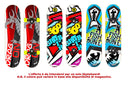 Skateboard con Tavola 80 cm in Legno Concava Double Drago Fish Grab-5