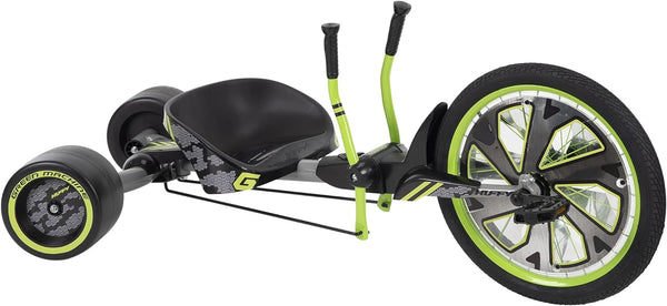 prezzo Green Machine Triciclo Go Kart a Pedalata Muscolare 20’’ con Leve Nero e Verde