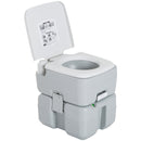 Toilette Wc Chimico Portatile 20L per Disabili e Anziani Camper Campeggio 41.5x36.5x42 cm -1