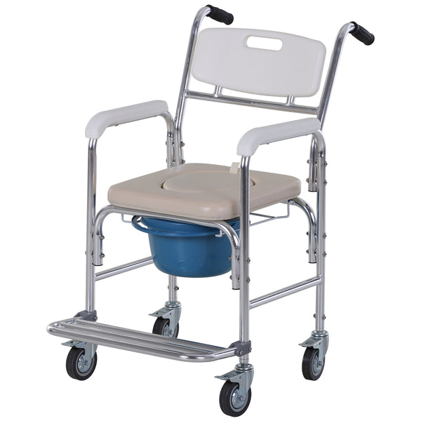 Wasserdichter Rollstuhl mit herausnehmbarer Mate-Toilette sconto