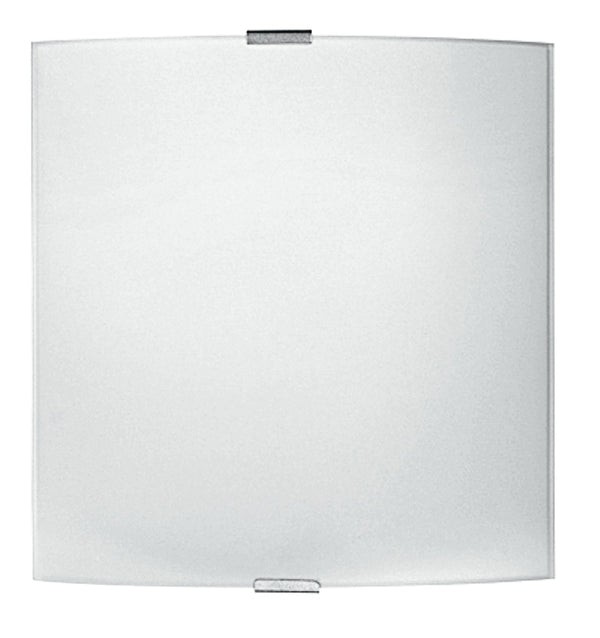 prezzo Wandleuchte quadratisch schlichtes weißes Glas moderne Lampe Innenraum E27 Umwelt 72/00300