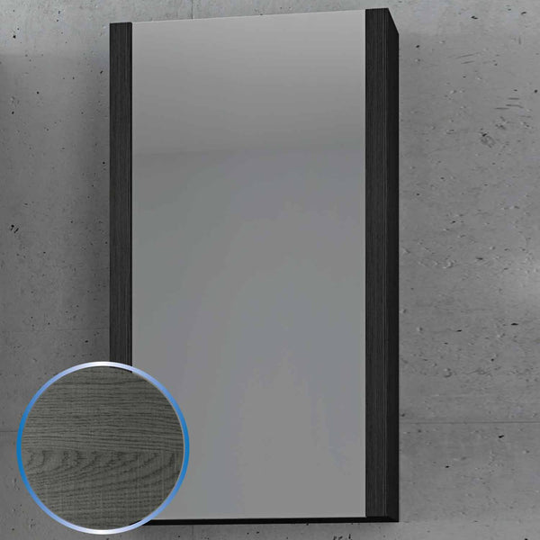 Badezimmerspiegel aus gesägtem Eichenholz 1 Tür 45X80cm Nantes 1 online