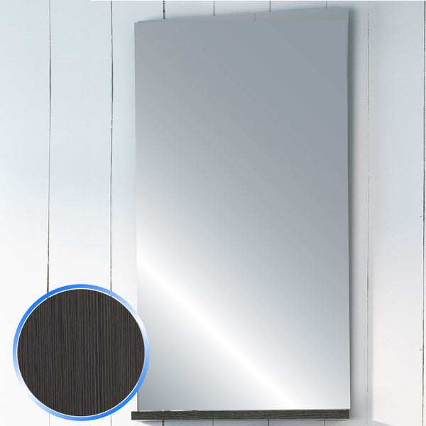 online Badezimmerspiegel aus gebürsteter Eiche 45 x 90 cm Fosterberg Roma 1