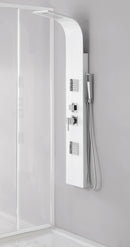 Colonna Doccia Idromassaggio in Alluminio Bianco Alaska-3