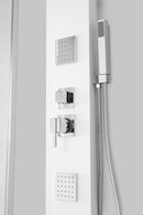 Colonna Doccia Idromassaggio in Alluminio Bianco Alaska-5