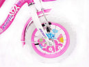 Bicicletta per Bambina 16" 2 Freni con Cestino e Borse Laterali Rosa-5
