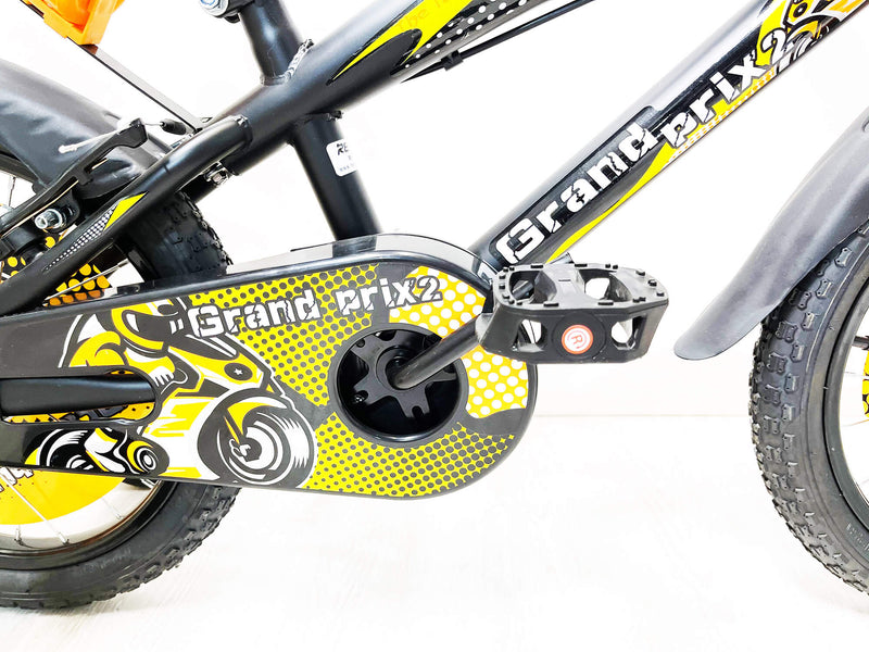 Bicicletta per Bambino 12" 2 Freni con Borraccia e Scudetto Frontale Nera-3