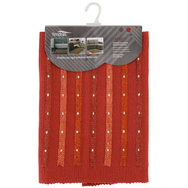 Tappeto Bagno in Cotone con Antiscivolo Ruggine Feridras Duna-1