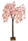 Rosa künstlicher Pfirsichbaum für den Innenbereich mit Led Höhe 120 cm