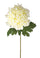 Set 6 künstliche Chrysanthemendreher groß Höhe 79 cm weiß