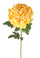 Set 6 künstliche Chrysanthemendreher groß Höhe 79 cm gelb