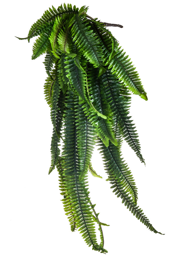 prezzo Künstlicher Farn mit langem Blatt, bestehend aus 42 Blättern, Höhe 120 cm. Grün