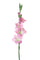 Set 4 künstliche Gladiolenblumen Höhe 85 cm Rosa