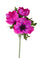 Set 8 künstliche Anemonenblumen, bestehend aus 3 Blumen, Höhe 46 cm, Rosa