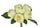 Set 4 Pfingstrosensträuße mit 6 Kunstblumen Höhe 28 cm Grün