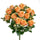 Künstlicher Strauß Rosenknospe/Hiperycum für 13 gelbe Blumen