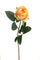 Set mit 12 künstlichen Rosen Knospe 65 cm Gelb