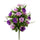 Set 2 Künstlicher Blumenstrauß bestehend aus 14 künstlichen Anemonenblumen Höhe 46 cm Lila