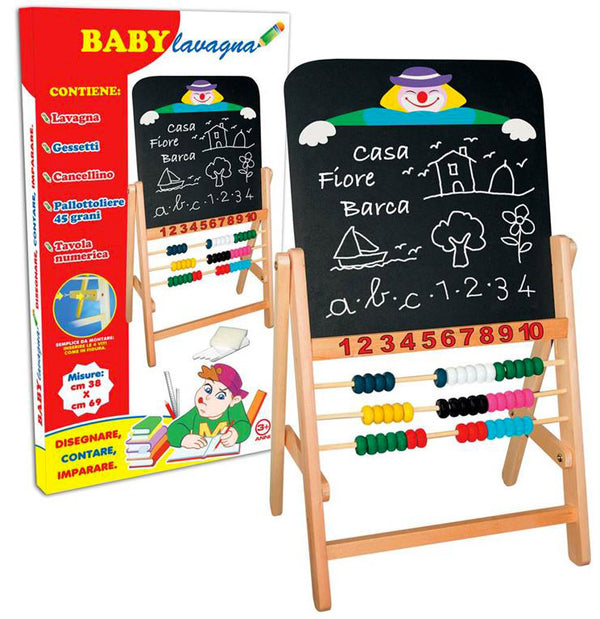 prezzo Kindertafel mit Holzstaffelei und Rechenbrett H69 Kids Joy Play and Write