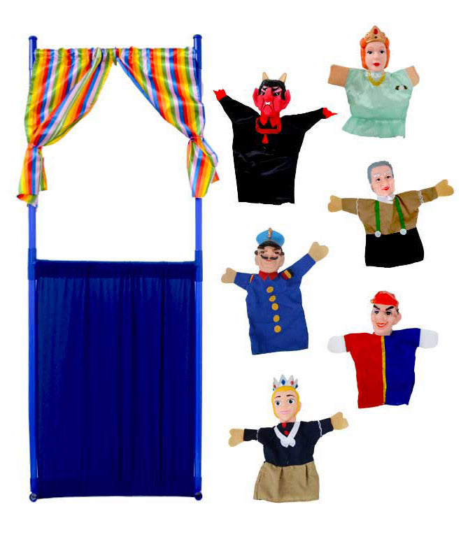 Teatrino delle Marionette con 6 Personaggi Kids Joy-1