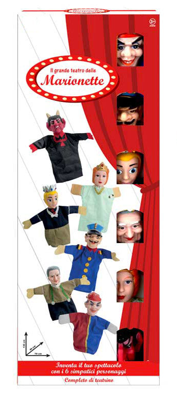 Teatrino delle Marionette con 6 Personaggi Kids Joy-2