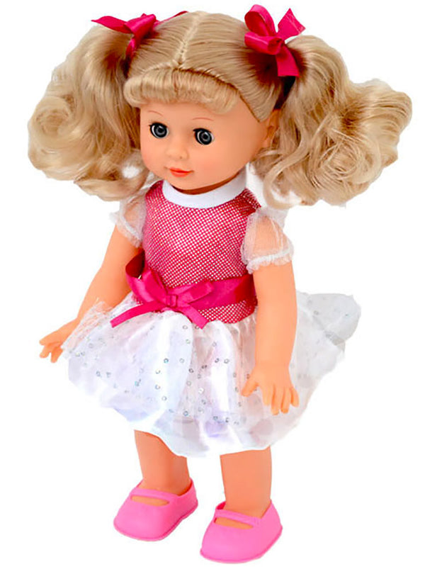 Puppe 30 cm Sprechen Singen Laufen Kinder Joy Belinda prezzo