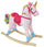 Schaukelpferd Einhorn H80 cm in Kids Joy Pink Plush