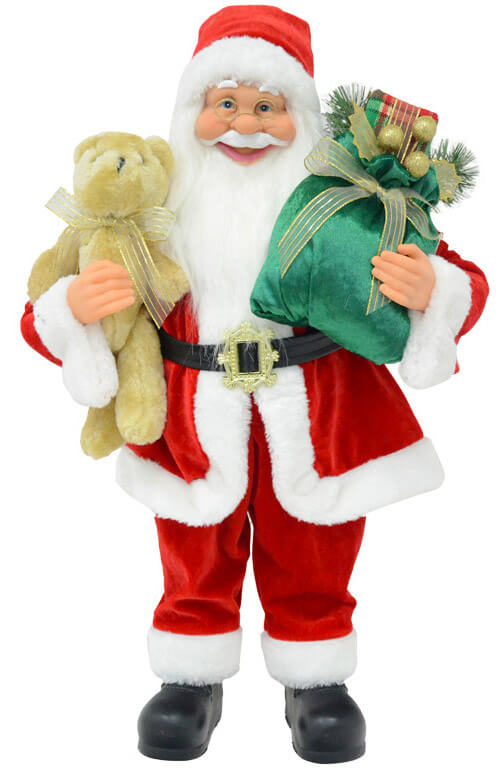 Weihnachtsmann Puppe H60 cm Vanzetti Rot acquista