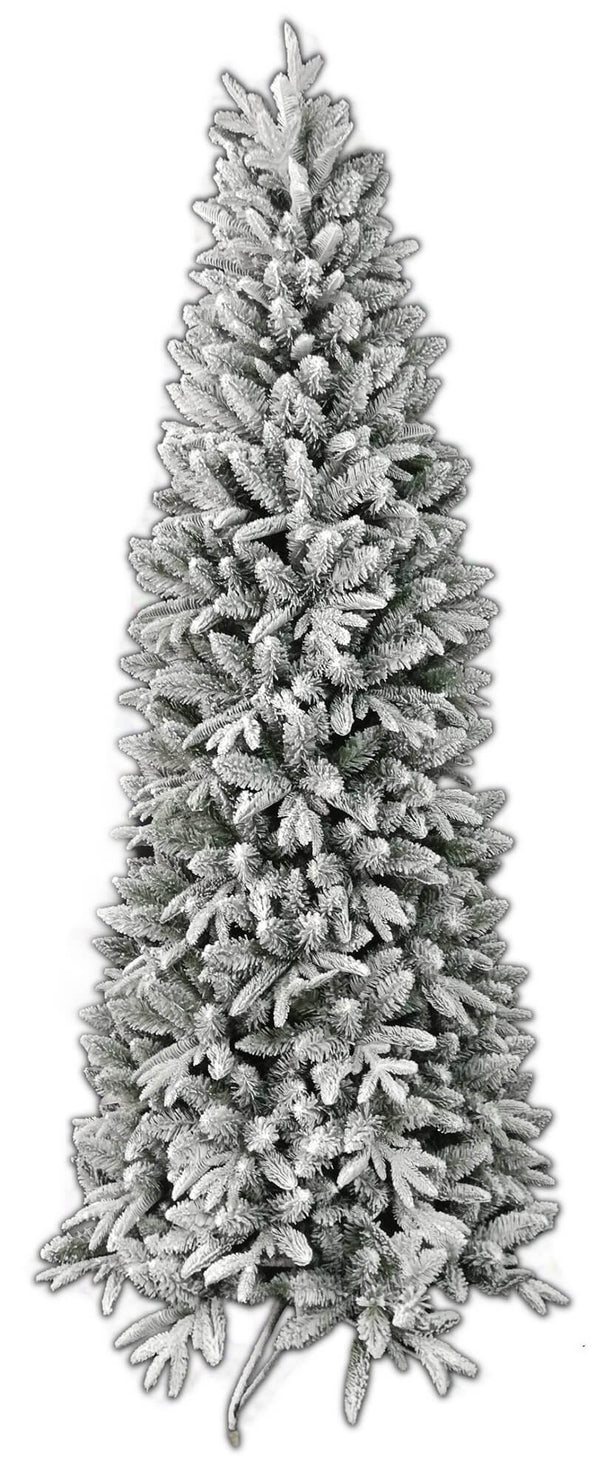 Künstlicher Weihnachtsbaum, schneebedeckt, Vanzetti Pino del Gargano Slim Green, verschiedene Größen prezzo