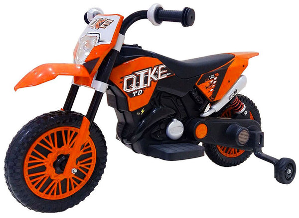Elektromotorrad für Kinder 6V Motocross Orange sconto